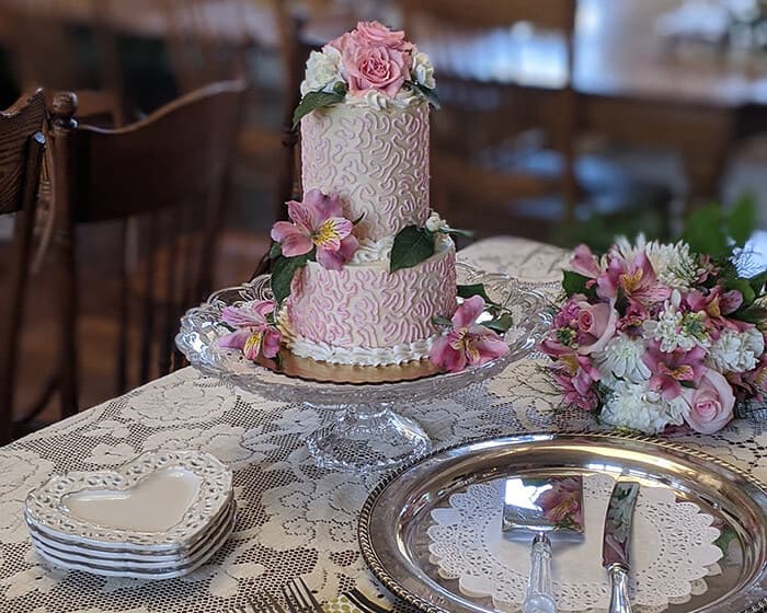 Wedding cake for an elopement in PA Wedding cake for an elopement in PA